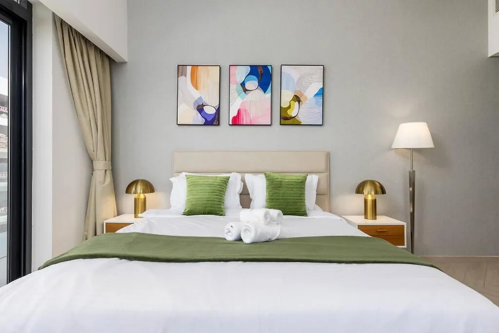 דובאי Waves - Tranquil Living 2Br Apt In Jvc With City Views 0*,
